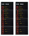 pannelli elettronici laterali omologati FIBA che visualizzano il N.ro di maglia ed i Falli/Penalit dei 14 giocatori delle 2 squadre
